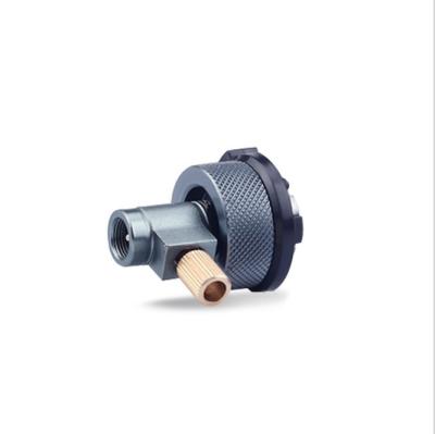 China Convenient Gas Refill Adapter For Outdoor Gas Tank Transfer Head Camping Stove Valve for sale