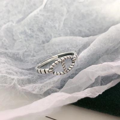 China Wholesale 2023 Explosions S925 Charming Factory Charming Fashion Retro Old Wind Series Popular Ladies Ring 2023 Sterling Silver Top Jewelry for sale