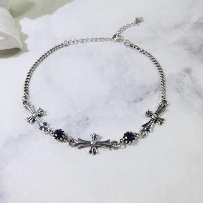 China Wholesale 2023 Explosions S925 Factory Charming Fashion Retro Crohn's Popular Ladies Bracelet 2023 Sterling Silver Advanced Jewelry Set for sale