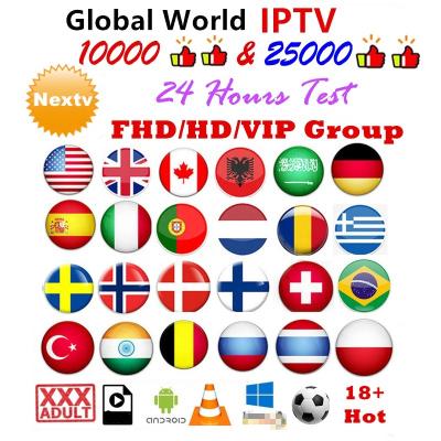 China World Globla Iptv Subscription VIP 4K Premium france spain germany dutch europe Arabic iptv m3u android tv box smart tv pc phone World iptv for sale