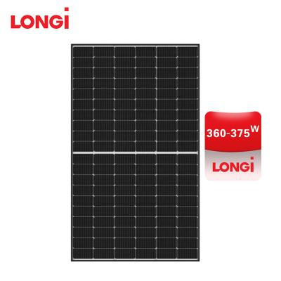 China 350 watt 210mmx210mm Longi solares solar power panels mono solar module 345w 350w 355w 360w 365w 370w for sale