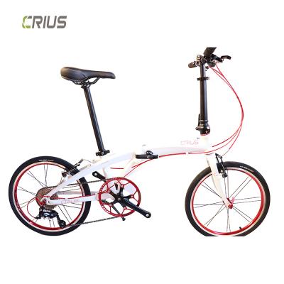 China Racing Folding Bicycle Mountain Mounted Folding Bike 20inch 9 Speed ​​All Terrain Lightweight Bike for sale