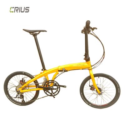 China Reliable Street Quality Adult Folding Bike Frameset Folding Bike 20