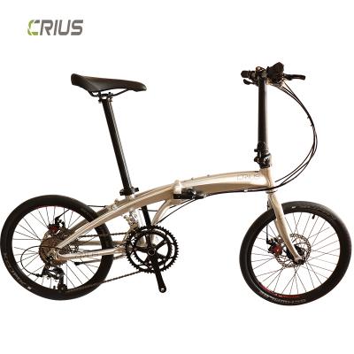 China Wholesale 20 inch aluminum alloy aluminum alloy bicycle outdoor modern style ultralight folding bike for sale