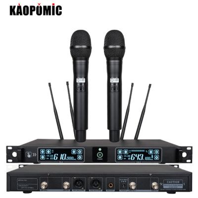 China True Professional UHF Diversity Performance Headset Microphone AD4D Wireless Stage Microphone for sale