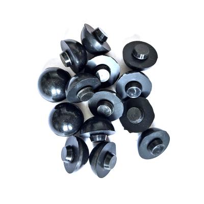 China Custom Silicone Rubber EPDM NBR NR Different Kinds Of Rubber Stopper / Black Color Rubber for sale