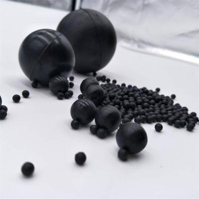 China Vibrating Screen Ball Silicone Vibrating Screen Solid Rubber Bouncing Ball for sale