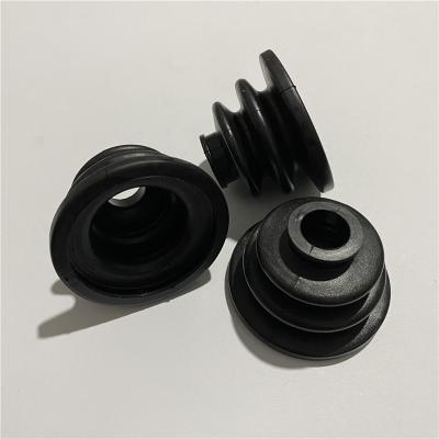 China NR NBR EPDM (or Rubber Dust Cover Rubber Bellows Custom Cheap Rubber Bellows Dust Cover for sale