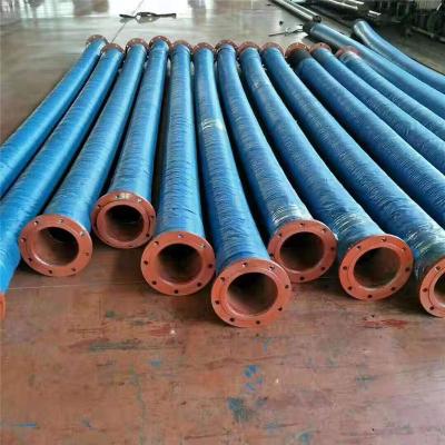 China Industry Flange Pipeline Big Diameter Corrugated Concrete Pump Flexible Hose for sale