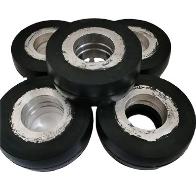 China Machinery Factory Supply Custom Rubber Casters Non Slip Wear Resistant Industrial Casters Coated Casters for sale