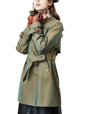 China Breathable Economic Custom Design Winter Trench Coat Women Tie Up Design Long Trench Coat for sale