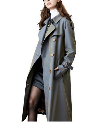 China Good Quality Winter Trench Coat Women's Cross Trench Coat Breathable for sale