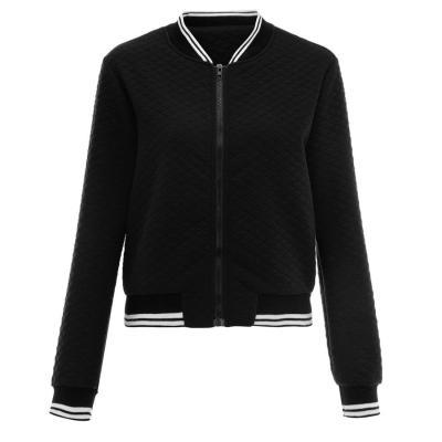 China Breathable Multicolor Baseball Jacket Casual Thin Long Sleeve Woman Jacket And Coat for sale