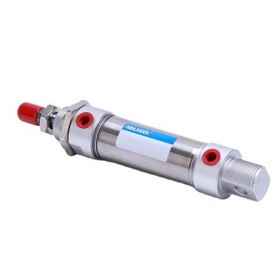 China Hotels MA Series Bore Size 16/20/25/32/40mm Standard Stroke Aluminum Mini Piston Micro Pneumatic Cylinder Slim Type for sale