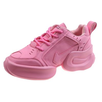 China Fashion Trend Manufacturer Wholesale Price Mesh Upper Women's Sports Shoes PU Outsole Breathable Running Shoes Women for sale