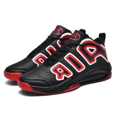 China Fashion Trend Amazon Top Selling Custom Logo Air Men Basketball Shoes Colorful Comfortable Fashion Boy Basketball Shoes for sale