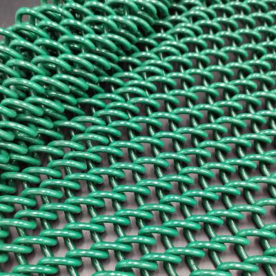 China Green Color Anti Climb Mini Mesh Chain Link Easily Assembled Fence for sale