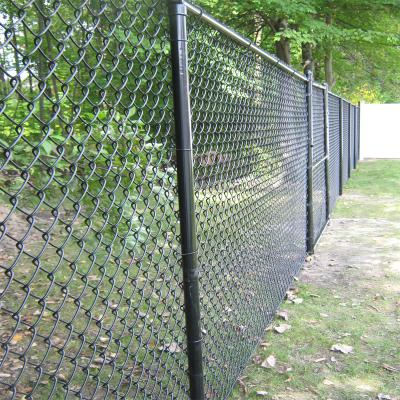 China Easily Collected Hot Dipped Galvanized Diamond Wire Mesh Fence Chain Link Fence Low Price China Manufacturer for sale