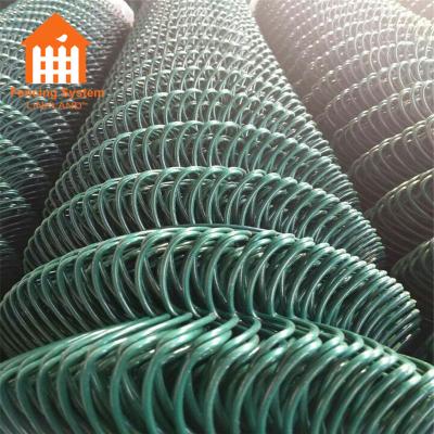 China Easily Assembled 72 PVC Coated Chain Link Fence for sale