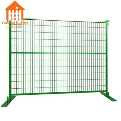 China Easily Assembled Canada Standard Building Canada 60x150mm Exterior Temporary Fence for sale