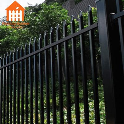 China Easily Assembled Manufacturer Zin Coated Steel Iron Border Fence Barrier Wall for sale