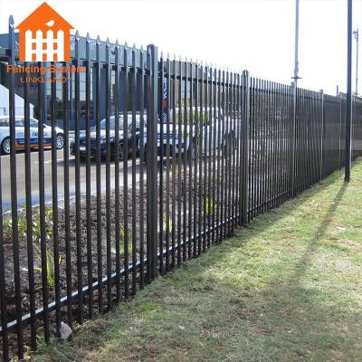 China Wholesale Garden Wrought Iron Picket Easily Assembled Ornamental Galvanized Fence for sale