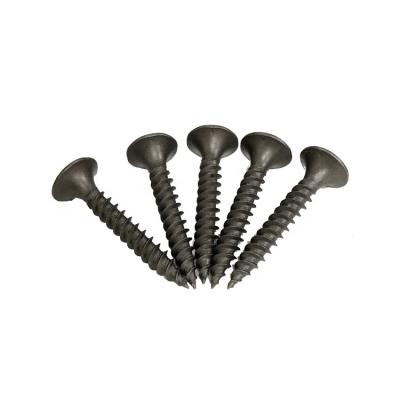 China Pan Factory Price Self Drilling Drywall Flat Head Black Phosphating Screw for sale