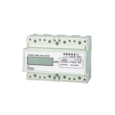 China Wenzhou Manufacturing Three Phase Din Rail Energy Meter LCD Display With Modbus RTU Communication M1250SA for sale