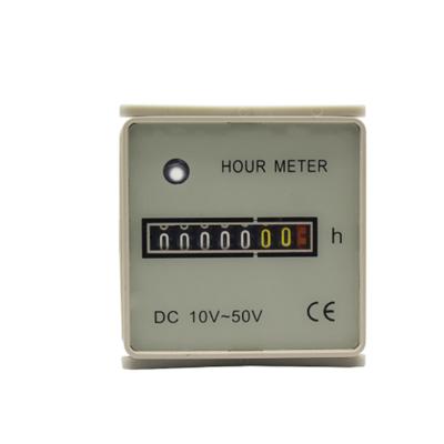 China High Quality DC10-50V 24VDC 12VDC HM-1 HM-2 Motor Quartz Hour Meter Counter without HM-2 Reset for sale