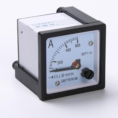 China Panel meter 48*48 round analog panel meter (HJ48/99T1 96, 72, 48, 6L2, 42L6, 42L20,) 99T1 for sale