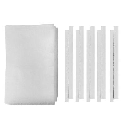 China Hotels YiLan OEM Electrostatic Media Vent Filters with Installation Strip for HVAC AC Plug Heating Registers and Grilles for sale