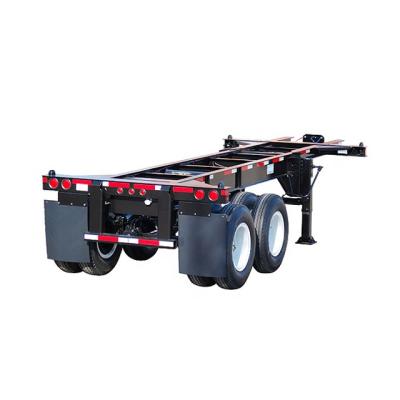 China Gooseneck Type Container Chassis Container Semi Trailer 40ft Truck Trailer 40ft Container for sale