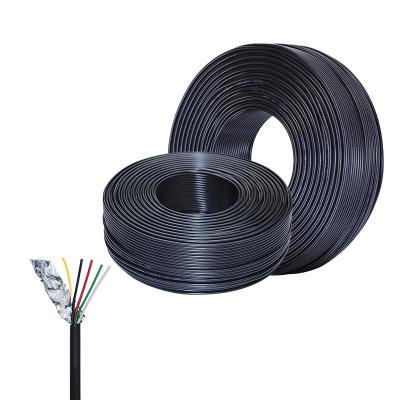 China Industrial factory Awm cable 5 singal core with AL aluminum foil shield PVC insulated power control wire multi core copper electrical cable for sale