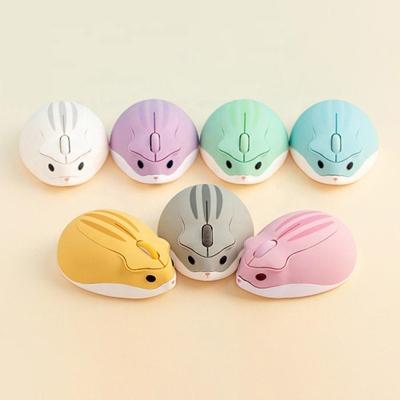 China 3D 2.4G Optical Mouse Cartoon Hamster Wireless Cute Mini Computer Mice Ergonomic Desktop Mouse For Kid Girl Gift PC Tablet for sale