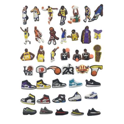 China 2022 basketball series hot sale basketball series basketball superstar shoe flower for sale