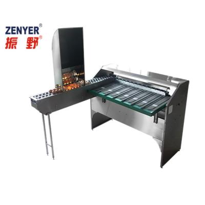 China New vegetable processing plant egg weighting machine egg sorting equipment egg sorter with candler for sale