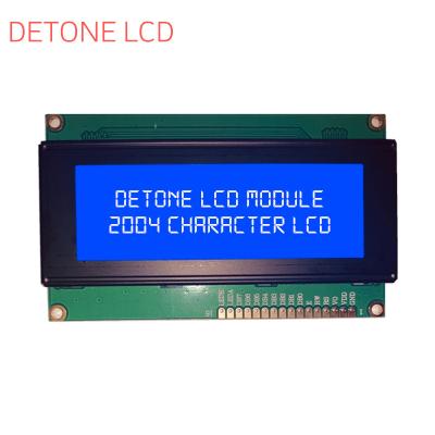 China custom lcd modules 2004 2.8inch STN blue character lcd 20x4 lcd display modules 77*47 for sale