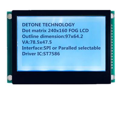 China 240160 240160 Dot Matrix Lcd Display For High Resolution 97*64.2 High Resolution Industrial Control for sale