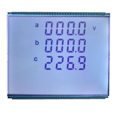 China Monochrome 7 Segment Lcd Display Custom Tn Segment LcdSegment Display TN STN FSTN Lcd Display Modules 1.8 for sale