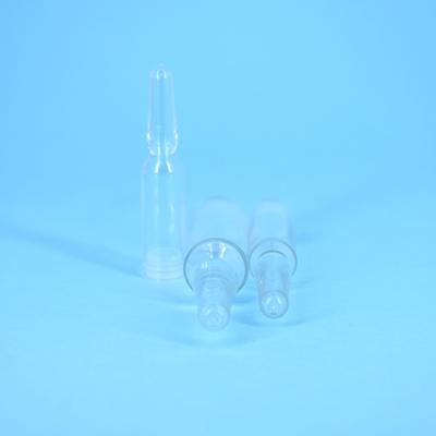 China 1.5ML Cosmetic Clear Glass Tube For Cosmetic Ampoule Serum Container Essential Oil Container Ampoule Tube for sale