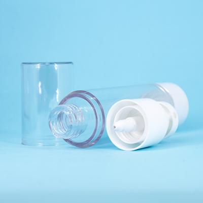 China Cosmetic Empty Serum Bottles Vacuum Pump Bottles PP Cosmetic Cream Airless Bottles for sale