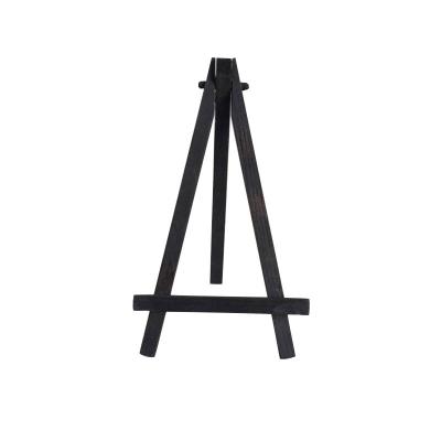 China Black Wooden Mini Easel Canvas Set DIY Painting Easel Artists Painting Craft Drawing Home Decoration 9*16cm Small Table Easel Gift for sale