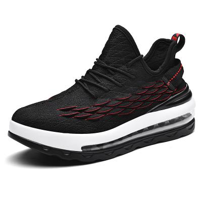 China Good Selling Mesh Rubber Campus Sports Running Knitted Rubber Shoes For Men Wide Range for sale