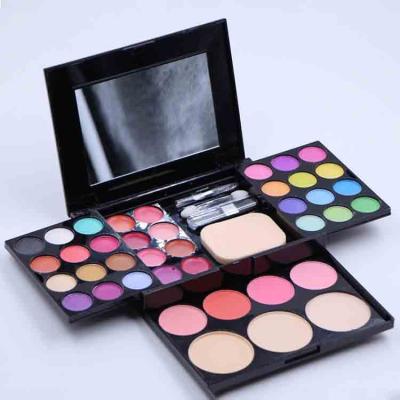 China 39 Color Glitter Eyeshadow Palette Cosmetics Makeup Waterproof Multifunctional Eyeshadow Full Set Combination With Brush for sale