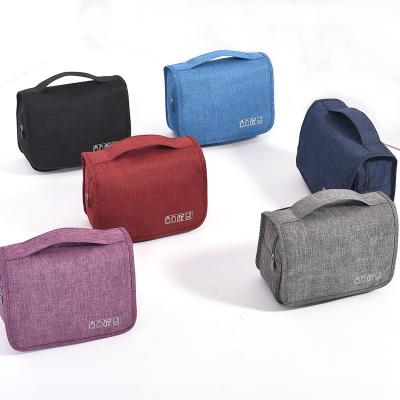 China Eco-friendly Women Polyester Travel Portable Multifunctional Cosmetic Bag Large Capacity And Simplicity Storage Bag Cosmetic Bags for sale