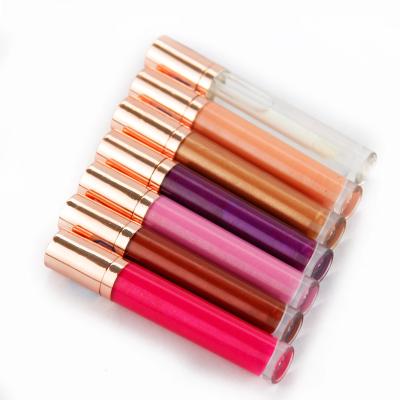 China Wholesale Custom Waterproof No Label Multicolor Liquid Lipstick Moisturizing Non-Stick Lip Gloss for sale