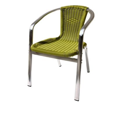 China Outdoor Bistros Foldable Cheap Armchair Big Size Outside Restaurant Furniture for sale