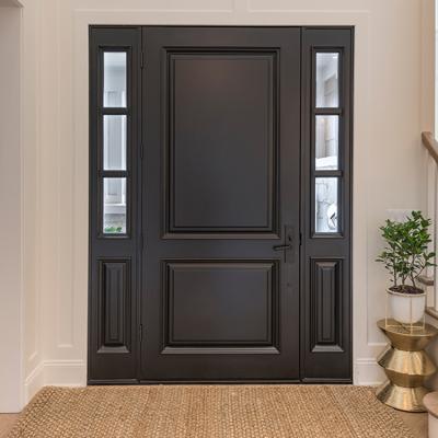 China Chinese Prehung Wood And Glass Door China Exterior Door Solid Wood Designs For Main Door for sale