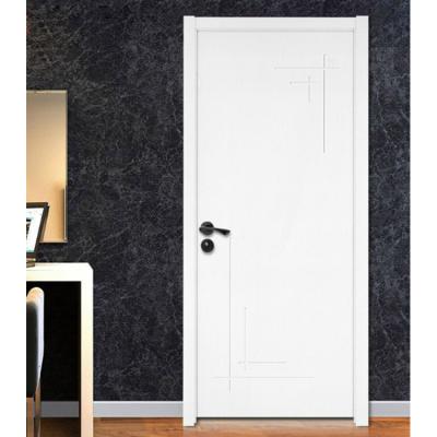 China Modern wood plastic wpc composite door waterproof interior door for sale