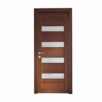 China Economy Simple Design Modern Solid Core Wood Interior Doors for sale